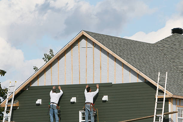 Professional Siding Repair technician working in Hinckley, IL